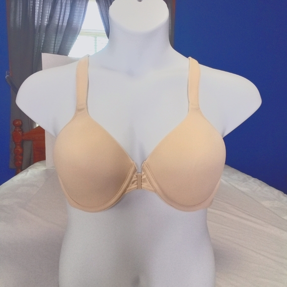 Leading Lady 5415 The Brigitte Nude Racerback Front Close Underwire Bra 44A - Picture 1 of 7